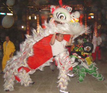 Vietnamese Unicorn Dance for Tet in Canada.