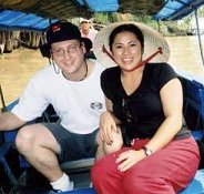 Brad and Julie Davis in Vietnam